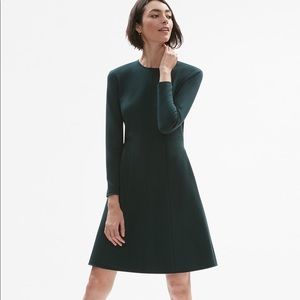 MM LaFleur Dress Textured Ponte Rainforest